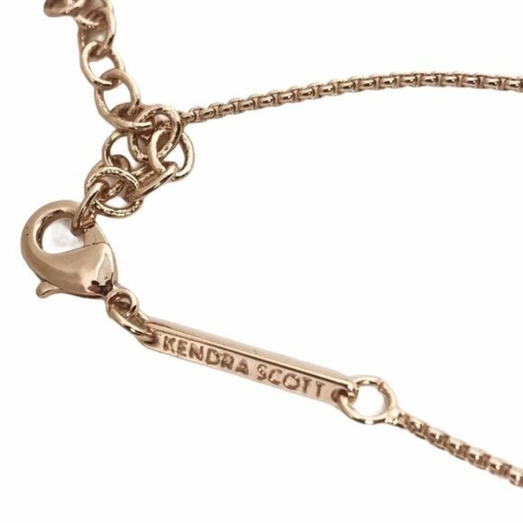 Kendra Scott Vivian Necklace In Rose Gold NWOT - Picture 7 of 7